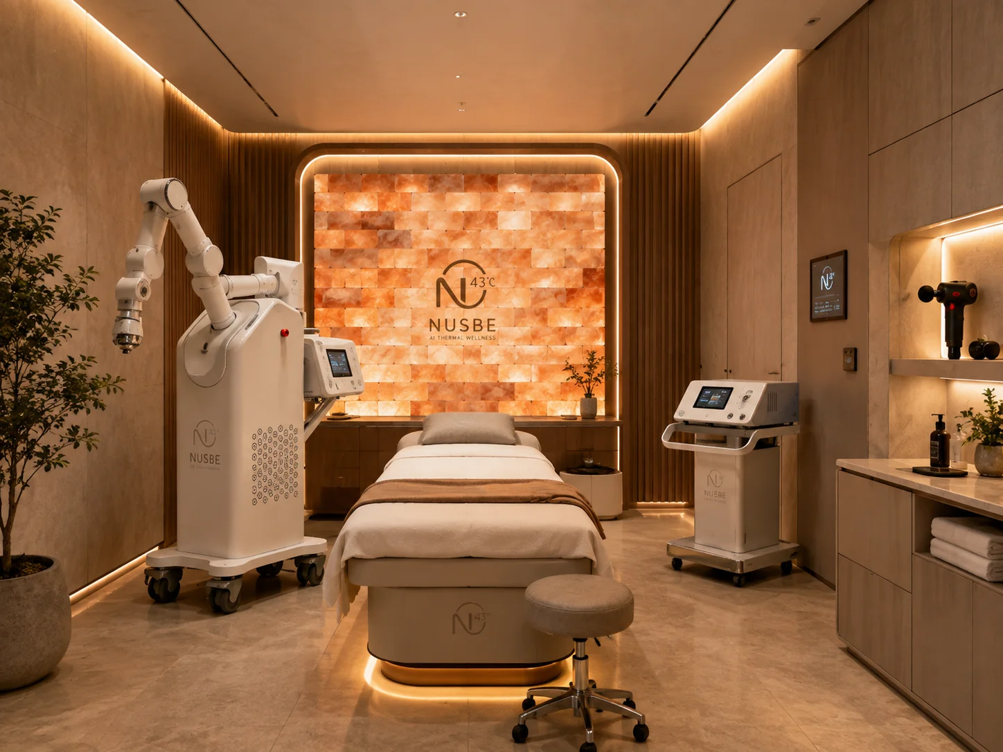 Private treatment suite in the NUSBE Concept Store